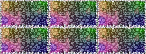 Raster illüstrasyonu. Yeşil renklerde. Çiçek. Kusursuz dekoratif arka plan, çiçek mandala.