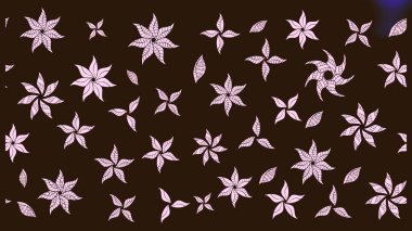 Çiçekli çiçek deseni, suluboya. Küçük çiçekte güzel bir çiçek deseni var. Raster deseni.