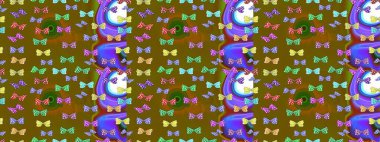 Raster. Fantezi çizimi. Kahverengi renkli resimler. Bir sürü kelebek desenli çizim. Erkekler, kızlar, kıyafetler, duvar kağıtları için soyut desen.