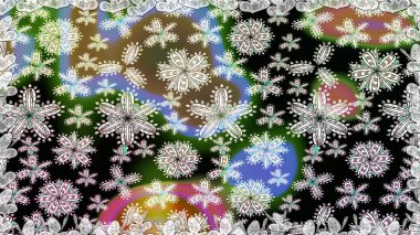 Tarafsız renklerde güzel çiçekler, suluboya desenler, duvar kağıdı, kart veya kumaş için fayanslar. Raster..