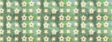 Moda baskısı, albüm, ambalaj kağıdı ve duvar kağıdı için zarif dekoratif süslemeler. Tarafsız renklerde şirin çiçekler. Küçük çiçekli basit bir çiçek çizimi. Raster illüstrasyonu.