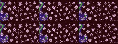 Çiçek arkaplanlı soyut zarafet eskiz deseni. Raster Güzel kumaş deseni.