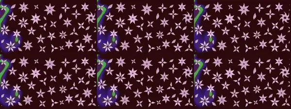 Çiçek arkaplanlı soyut zarafet eskiz deseni. Raster Güzel kumaş deseni.