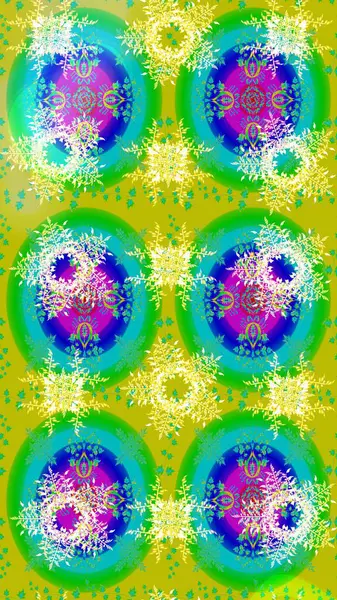 Güzel kumaş deseni. Zentangle soyut çiçekleri. Raster illüstrasyonu. Düz Çiçek Elementleri Tasarımı. Karalama çiçeği. Renkli Bahar Teması çizim şablonu.