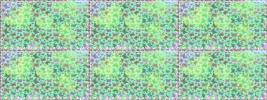 Raster skeci. Tarafsız, yeşil ve mavi renklerde sevimli kelebek deseni. Tekstil, duvar kâğıtları, web sayfası arkaplanları ve yüzey dokuları için mükemmel. Tropikal temada kelebek çiçek deseni.