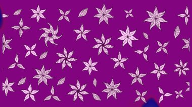 Raster illüstrasyonundaki çiçek desenli çizim. Düz Çiçek Elementleri Tasarımı. Renkli Bahar Teması eskiz kalıbı. Süslü kumaş deseni.