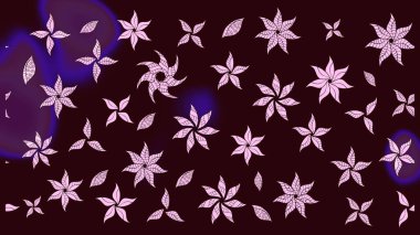 Raster. Tomurcukları çiçek olan sevimli bir çiçek deseni. Eski usul. Kumaş, tekstil, duvar kağıdı baskısı için. Raster illüstrasyonu. Taslak arkaplan.