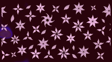 Klasik çiçekler. Yaz çiçekleri teması. El çizimi, soyut ve süslü elementler. Suluboya resim taklit Raster çizimi. Kahverengi renkler.