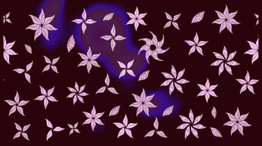 Raster Güzel kumaş deseni. Raster suluboya deseni, narin çiçekler, kahverengi çiçekler, tebrik kartı şablonu..