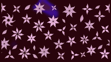 Düz Çiçek Elementleri Tasarımı. Renkli Bahar Teması eskiz kalıbı. Parlak arkaplan eskiz desenli çiçekli fantezi tasarımı.