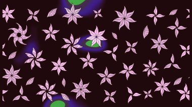 Raster Güzel kumaş deseni. Raster suluboya deseni, narin çiçekler, kahverengi çiçekler, tebrik kartı şablonu..