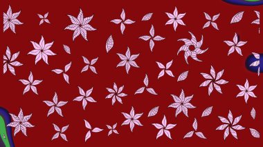 Karalama elementleri. Çizim çiçek deseni duvar kağıdı, web sitesi arka planı, ambalaj kağıdı, davetiye, broşür, afiş veya web sitesi için kullanılabilir. El çizimi Raster illüstrasyonu.