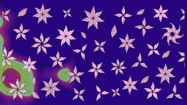 Raster. Güzel suluboya çiçekler, parlak boya çiçek desenli eskiz arka planı..