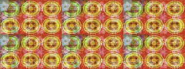 Kışın sembolü. Güzel dekorasyon. Raster illüstrasyon kar taneleri. Turuncu, sarı ve kahverengi renkli suluboya kar taneleri.