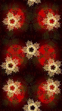 Kış. Renkli arka plan üzerinde izole suluboya kar taneleri. Kış sembolü. Raster illüstrasyon.