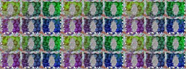 Raster Şirin kumaş deseni. Renkli Bahar Temalı Kusursuz Arkaplan. Kusursuz bir mahsul. Düz Çiçek Elementleri Tasarımı.