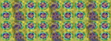 Renkli elementlerle Raster ilginç desen