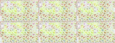 Raster illüstrasyonu. Kumaş, Tekstil, Baskı ve Davetiye için arka plan. Tarafsız arkaplanda kelebek deseni var..