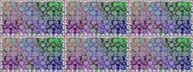 Süslü, dikişsiz, soyut çiçeklerle süslenmiş. Çiçek deseni duvar kağıdı, desen dolguları ve web sayfası arka planı için kullanılabilir. Şekillendirilmiş çiçeklerle kusursuz desen.