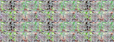 Renkli çiçekler. Düz Çiçek Elementleri Tasarımı. Sevimli çiçek raster deseni. Renkli Bahar Teması Kusursuz Arkaplan.