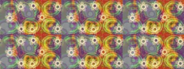 Tarafsız, gri ve yeşil renkler. Kar tanelerinin soyut arkaplanlı Noel şablonu. Noel ve yeni yıl moda baskıları için tatil tasarımı. Raster illüstrasyonu.