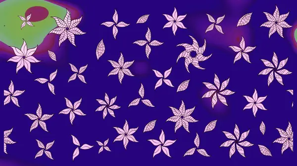 Mavi renkli çiçekler. Küçük çiçekte sevimli çiçek deseni var..