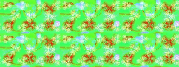 Kar tanelerinin soyut arkaplanlı Noel şablonu. Raster illüstrasyonu. Noel ve yeni yıl moda baskıları için tatil tasarımı. Yeşil, mavi ve nötr kar taneleri.