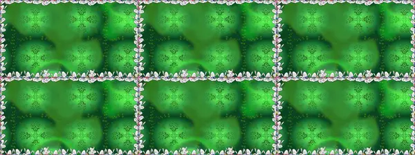 Düz Çiçek Elementleri Tasarımı. Kusursuz bir mahsul. Renkli Bahar Temalı Kusursuz Arkaplan. Raster Şirin kumaş deseni.