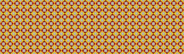 Raster dikişsiz çiçek deseni. Vadinin çiçekleri kırmızı, beyaz ve sarı renklerde.