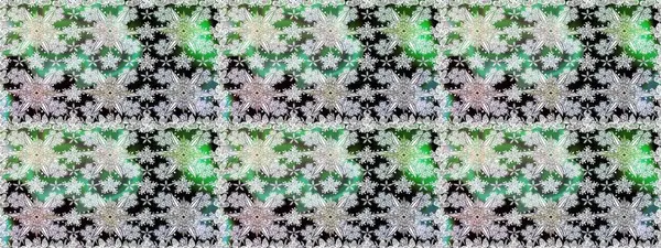 Çiçek duvar kağıdı. Kusursuz desen. Raster illüstrasyonu. Renkli süs kenarı. Hint süsü. Tarafsız renklerde.