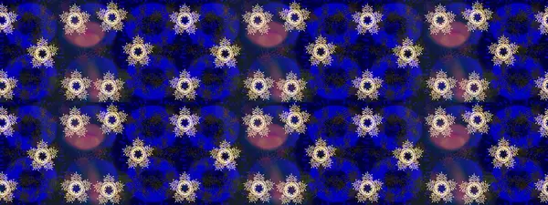 Mavi renklerde. Küçük çiçekteki sevimli çiçek deseni. Raster illüstrasyonu. Raster deseni. Soyut çiçek çizim kalıbı arkaplanı.