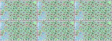 Kelebeklerle parlak, pürüzsüz bir desen. Mavi renkli resim. Moda Kumaşı Tasarımı. Raster illüstrasyonu.