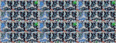 Gri renkli çiçekler. El çizimi çiçekli, soyut, pürüzsüz desen. Raster illüstrasyonu.