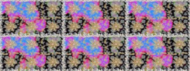 Damask kusursuz yinelenen arkaplan. Gri renklerdeki altın element. Barok tarzında altın çiçekli süs. Doku arkaplanı üzerine altın duvar kağıdı.