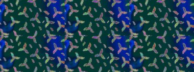 Folk Style. Stilize Çiçekler. Raster illüstrasyonu. Tekstil için Lacy Fashion Print. Lace Snowflakes 'in etnik kökü. Kumaş veya Duvar Kağıdı Tasarımı. Mandalas Dekoratif Doku Arkaplanı.