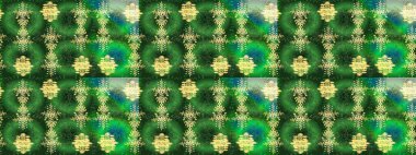 Basit bir kar tanesi. Yeşil, sarı ve mavi renkler üzerine illüstrasyon. Soyut duvar kâğıdı, ambalaj dekorasyonu. Kışın sembolü, mutlu noeller, mutlu yeni yıl kutlaması Raster illüstrasyonu..