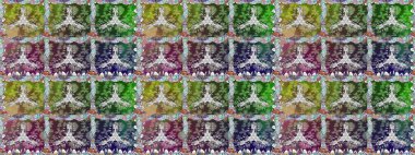 Bahar çiçekli, dikişsiz, sevimli çiçek deseni. Raster illüstrasyonu. Güzel kumaş deseni.