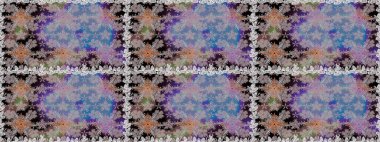 Raster çiçekli arka plan. Yazdır. Güzel, pürüzsüz bir desen. Düz Çiçek Elementleri Tasarımı. Güzel kumaş deseni. Renkli Yaz Temalı Kusursuz Arkaplan.