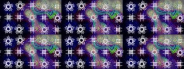 El çizimi Noel Raster illüstrasyonu. Yeni yıl dekoratif kar taneleri arka planı. Kış Kar Taneleri Karalamaları.