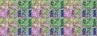 Parlak bir arka plan sorunsuz desen çiçek fantezi tasarım. Düz Çiçek Elemanları Tasarım. Renkli Bahar Teması kesintisiz desen Arka Plan.