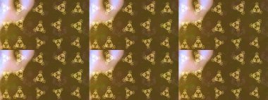 Dallı bahar çiçekleriyle desen, kahverengi, yeşil ve çiçek siluetiyle nötr renkler. Raster deseni.