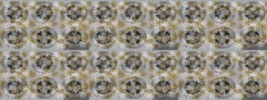 Gri, kahverengi ve nötr renklerde kar tanesi süsü. Güzel süs eşyası. Kar tanesi süsü Raster illüstrasyonu. Kar taneleri izole edildi.