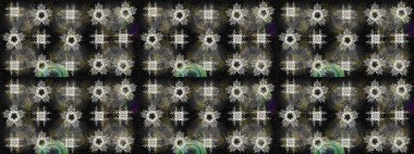 Bokeh grisi, siyah, tarafsız ve kar taneli dekoratif Noel arkaplanı. Raster illüstrasyonu.