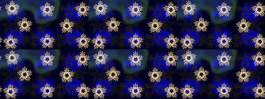 Raster kar taneleri deseni. Renkli arka planda güzel kar taneleri. Raster illüstrasyonu.