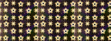 Güzel kumaş deseni. Raster illüstrasyonu. Çiçek desenli çizim. Renkli Bahar Teması eskiz kalıbı. Düz Çiçek Elementleri Tasarımı. Asya tekstil tarzında.