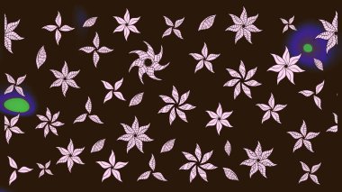 Çiçekli bahar çiçekleri. Küçük renkli çiçekler. Moda baskıları için zarif bir şablon. Küçük çiçekte güzel bir desen. Motley illüstrasyonu.