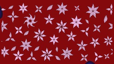 Vadinin çiçekleri kırmızı renklerde. Raster - stok. Suluboya, elle çizilmiş. Taslak arkaplan deseni.