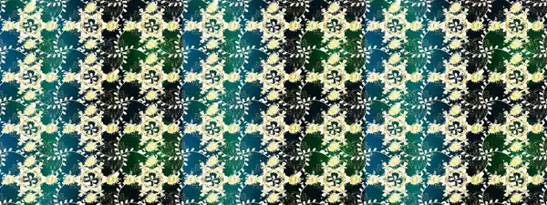 Renkli, pürüzsüz desen. Çiçek arkaplan. Çiçek duvar kâğıdı. Raster illüstrasyonu. Mavi, yeşil ve nötr renklerde şirin tekstil.