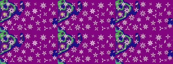 Renkli grunge soyut arkaplanı sütun çiçekleri ile zenginleştirir. Nakış desenli çiçek deseni. İzler, kumaş, duvar kağıtları, tekstil için raster dokusu.