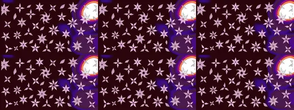 Tekstil veya kitap kapakları, imalat, duvar kağıtları, baskı, hediye paketi ve yapıştırma kitabı için çiçek eskizi geçmişi. Küçük çaplı çiçeklerdeki basit şirin desenler. Raster illüstrasyonu.